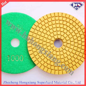 4′′ Flexible Dry Abrasive Diamond Polishing Pad (HXDRY)